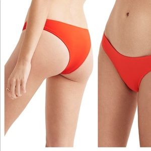 NWOT J. Crew green cheeky bikini bottoms